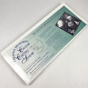 NIP Creative Memories Custom Cutting System 12” Straight Wavy Swell Patterns